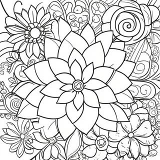 Detailed Succulent Designs Coloring Page 97469-36390