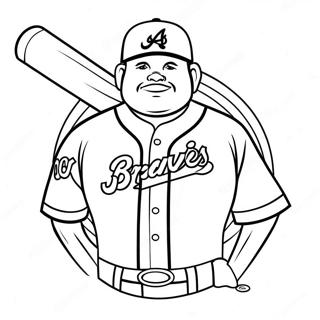 Atlanta Braves Coloring Pages