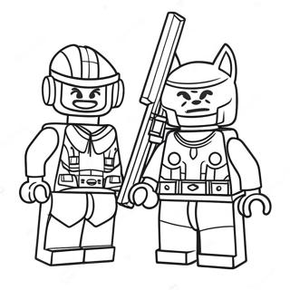 Lego Fortnite Coloring Pages