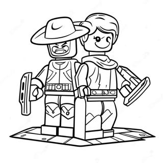 Epic Lego Fortnite Battle Coloring Page 97570-36462