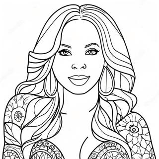 Beyonce Coloring Page 97672-36630