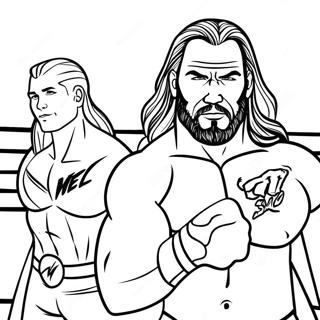 Turn Photo Into Wwe Coloring Page 97698-36649