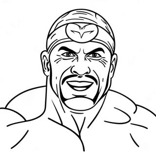 Turn Photo Into Wwe Coloring Page 97698-36651