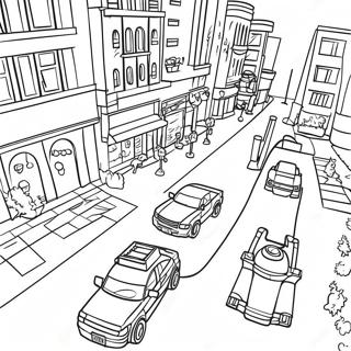 Lego City Coloring Pages