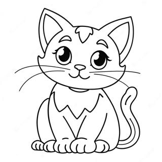 Curious Stray Kitten Coloring Page 97778-36762