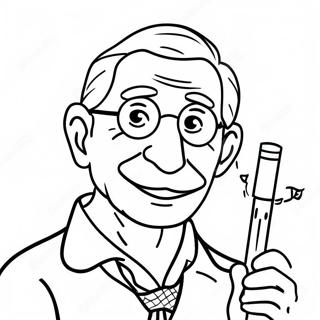 Creative Grandpa Fathers Day Coloring Page 97803-36781