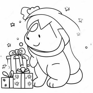 Anime Christmas Coloring Page 97827-36796