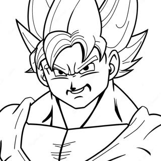 Super Saiyan Goku Coloring Pages