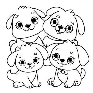 Cute Pupstruction Dogs Coloring Page 97958-36897