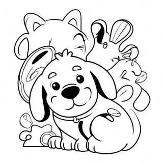 Pupstruction Team In Action Coloring Page 97960-36906