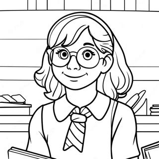 Junie B Jones Coloring Page 97983-36916