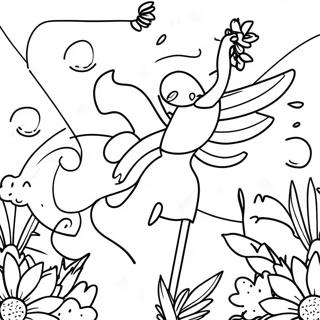 Colorful May Day Celebration Coloring Page 98137-37037