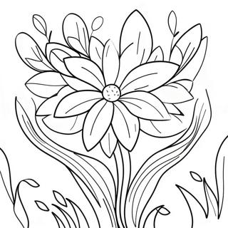 Cheerful May Day Flowers Coloring Page 98139 37047