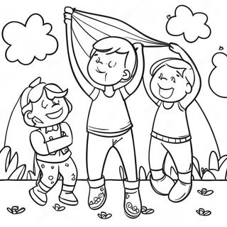 Festive May Day Activities Coloring Page 98140 37049