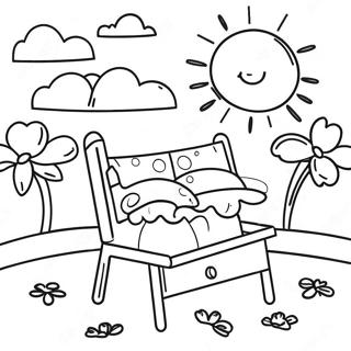 Sunny Day Coloring Page 98162-37055