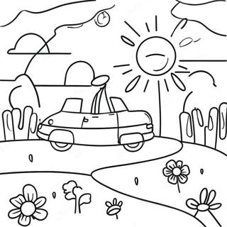 Sunny Day Coloring Page 98162-37056