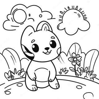 Bright Sunny Day Coloring Page 98163-37057