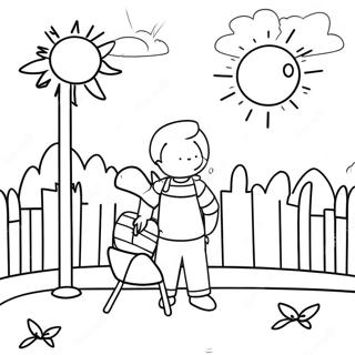 Bright Sunny Day Coloring Page 98163-37058