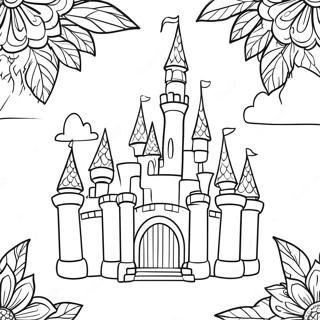 Princess Castle Coloring Pages