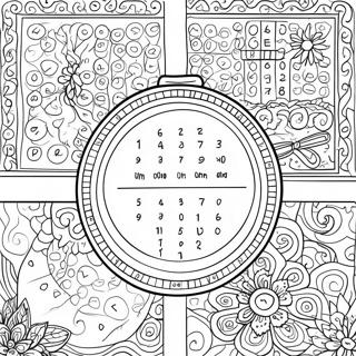 Word Search Coloring Pages