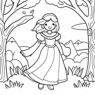 Enchanting Taylor Swift Folklore Scene Coloring Page 98344-37207