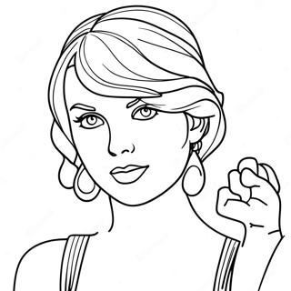 Taylor Swift Speak Now Coloring Page 98367-37213