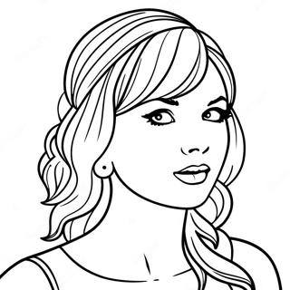 Taylor Swift Speak Now Coloring Page 98367-37214