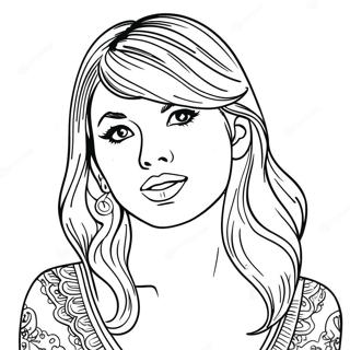 Taylor Swift Speak Now Coloring Page 98367-37216