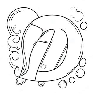 Bubble Letters Coloring Page 98393-37234