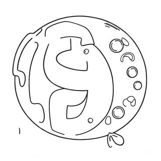 Bubble Letters Coloring Page 98393-37235