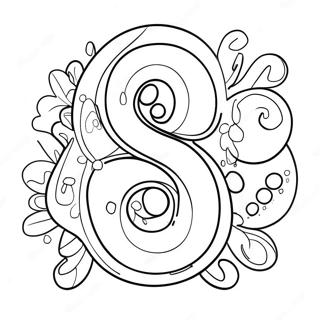 Bold Bubble Letters Coloring Page 98395 37243