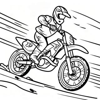 Supercross Dirt Bike Coloring Pages