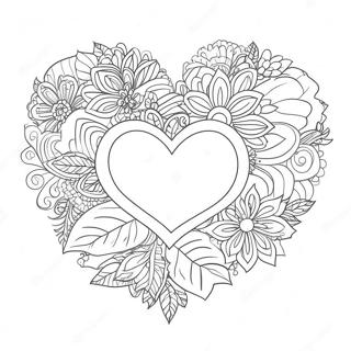 Hearts Coloring Pages