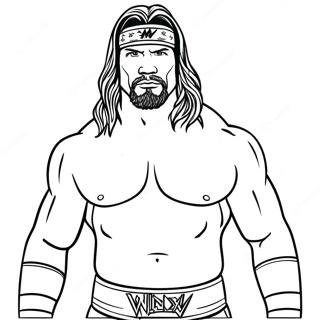 Wwe Coloring Page 98675-37454