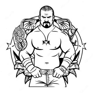 Wwe Coloring Page 98675-37455