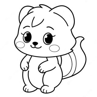 Chibi Animal Coloring Pages