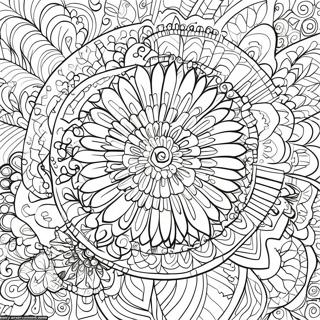 Kaleidoscope Coloring Pages