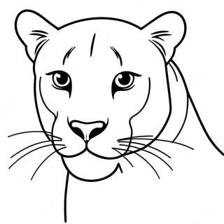 Cougar Coloring Pages