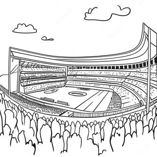 Michigan Football Stadium Coloring Page 98960-37690