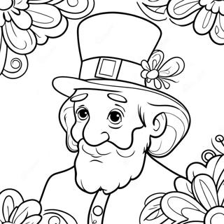 Colorful St Patrick S Day Blessing Coloring Page 98982-37697