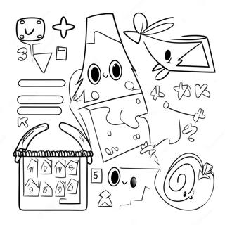 Fun Math Problems Coloring Page 99033-37739