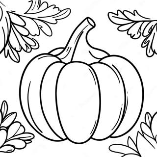 Fall Pumpkin Coloring Page 99057-37754