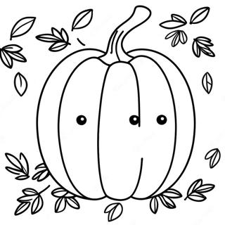 Fall Pumpkin Coloring Page 99057-37755