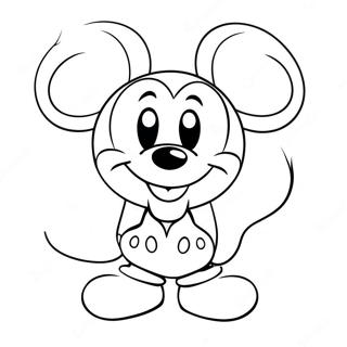 Mickey Mouse Valentine S Day Coloring Page 99135-37816