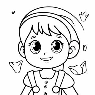 Cute Mira Character Coloring Page 99420-38038