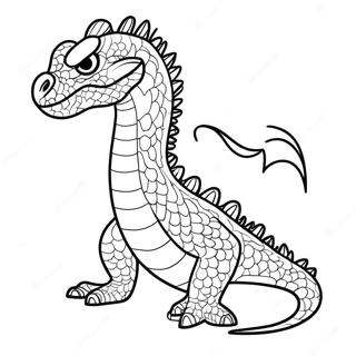 Water Dragon Coloring Page 99444-38055