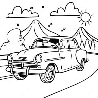 Road Trip Adventure Coloring Page 99470-38073