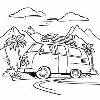 Road Trip Adventure Coloring Page 99470-38075