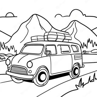 Road Trip Adventure Coloring Page 99470-38076