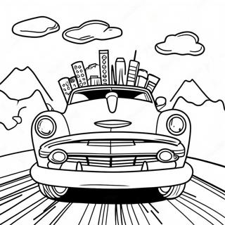 Road Trip Adventure Coloring Page 99470-38266